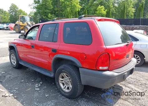 2003 Dodge Durango Sport z USA, uszkodzony, nr VIN 1D4HS38N83F621814